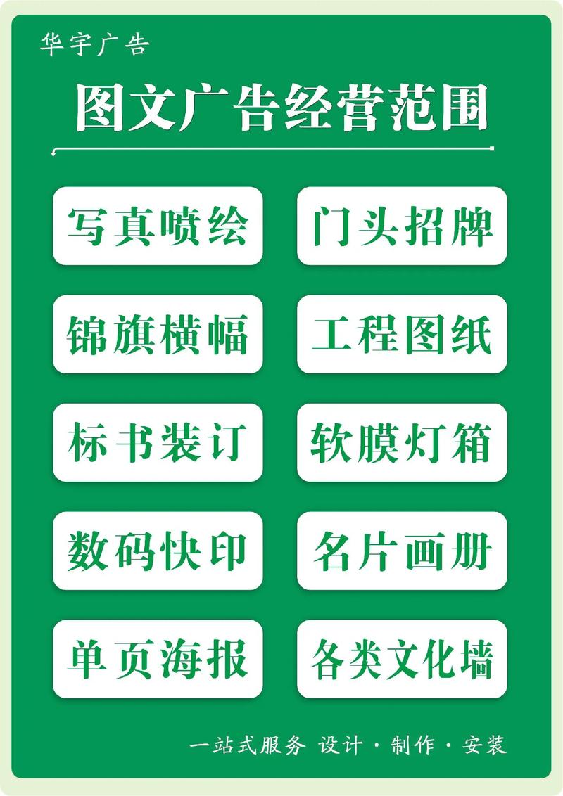 图文广告、快印与设计制作 一站式视觉解决方案指南